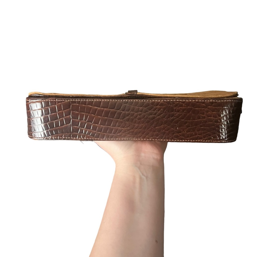 Vintage brown suede Mondani mini purse - Picture 14 of 16